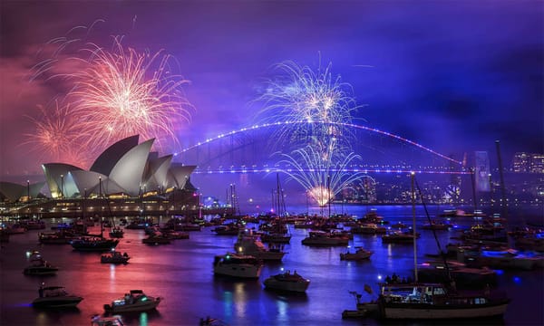 Sydney's New Year's Eve firew